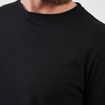 טישירט מידות גדולות - שחור WORKER