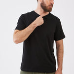 טישירט מידות גדולות - שחור WORKER