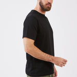 טישירט מידות גדולות - שחור WORKER