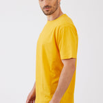 טישירט מידות גדולות - צהוב WORKER