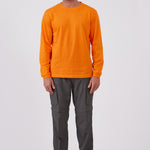 טישירט שרוול ארוך - כתום WORKER