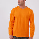 טישירט שרוול ארוך - כתום WORKER