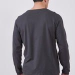 טישירט שרוול ארוך - אפור WORKER