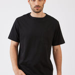 טישירט עם כיס - שחור WORKER