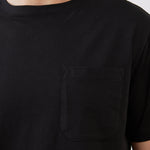 טישירט עם כיס - שחור WORKER