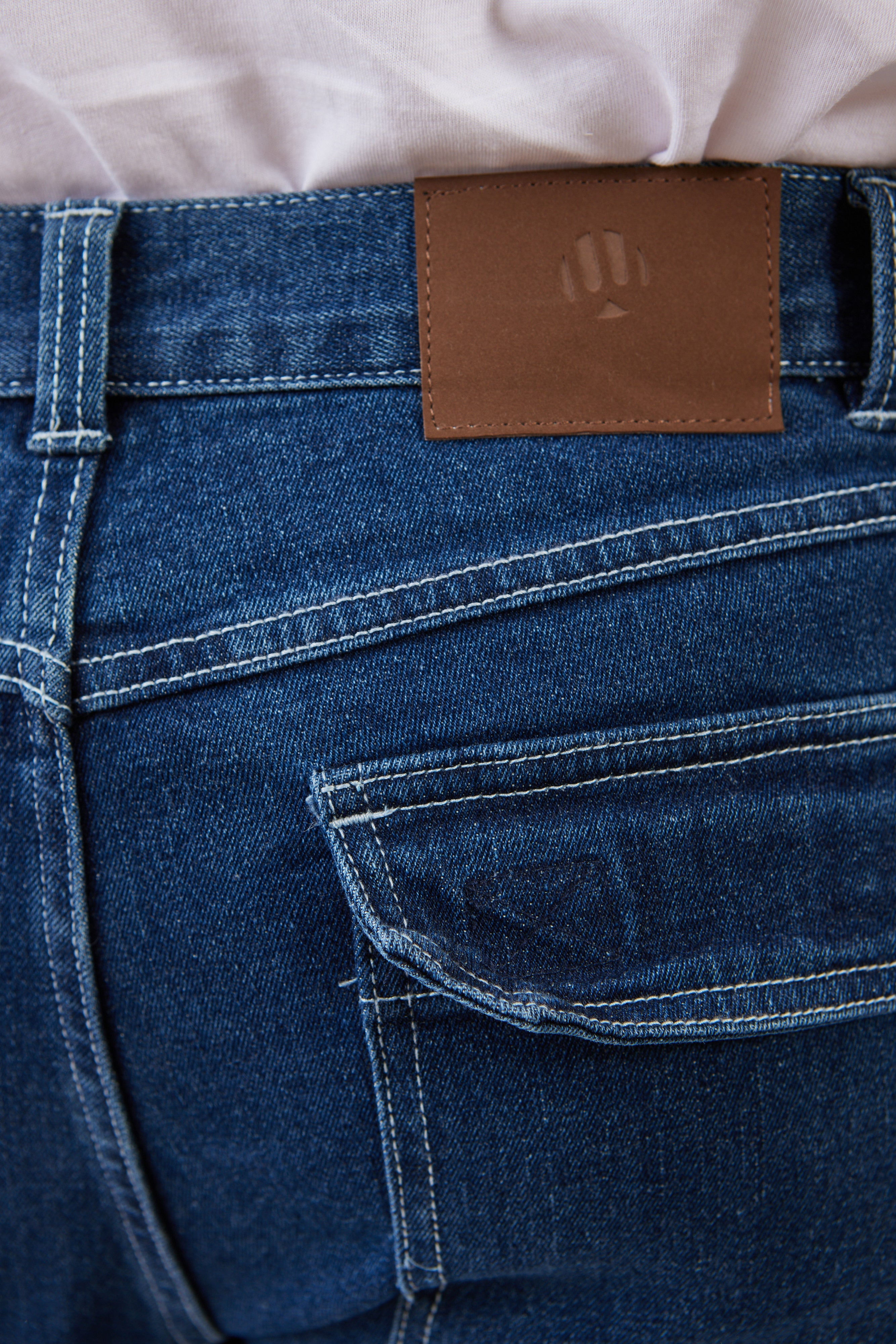 מכנסי ג'ינס עם לייקרה - כחול כהה WORKER