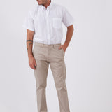 מכנסי צ'ינו בגזרת Slim - חאקי WORKER