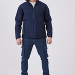 מעיל סופטשל היברידי - כחול כהה WECAMP