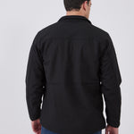 מעיל סופטשל היברידי - שחור WECAMP