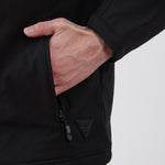 מעיל סופטשל היברידי - שחור WECAMP