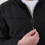 מעיל סופטשל היברידי - שחור WECAMP