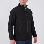 מעיל סופטשל היברידי - שחור WECAMP