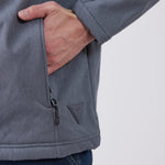 מעיל סופטשל היברידי - אפור WECAMP