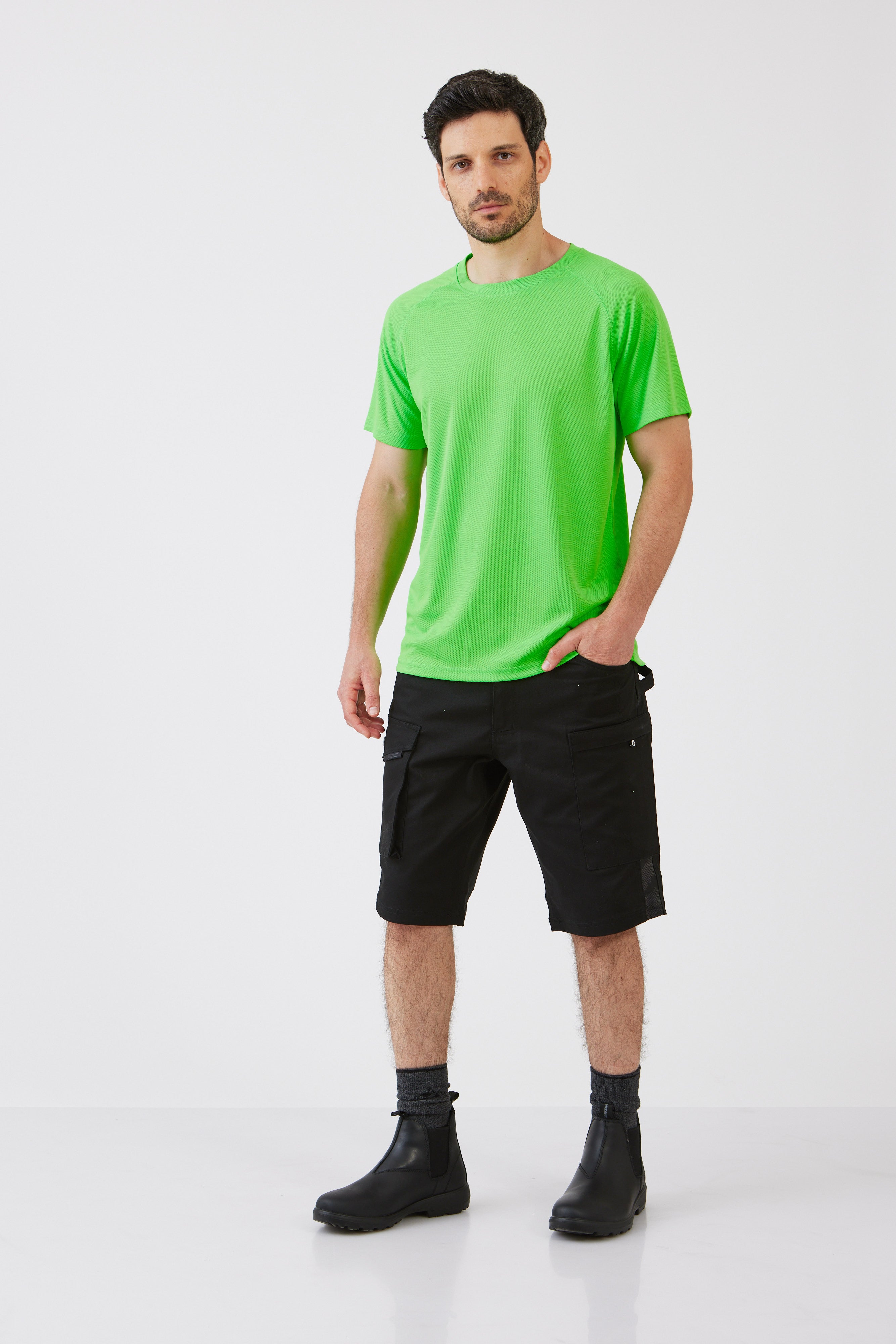 מכנסי ברמודה Stone - שחור WORKER