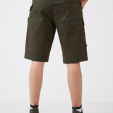 מכנסי ברמודה Stone - זית WORKER