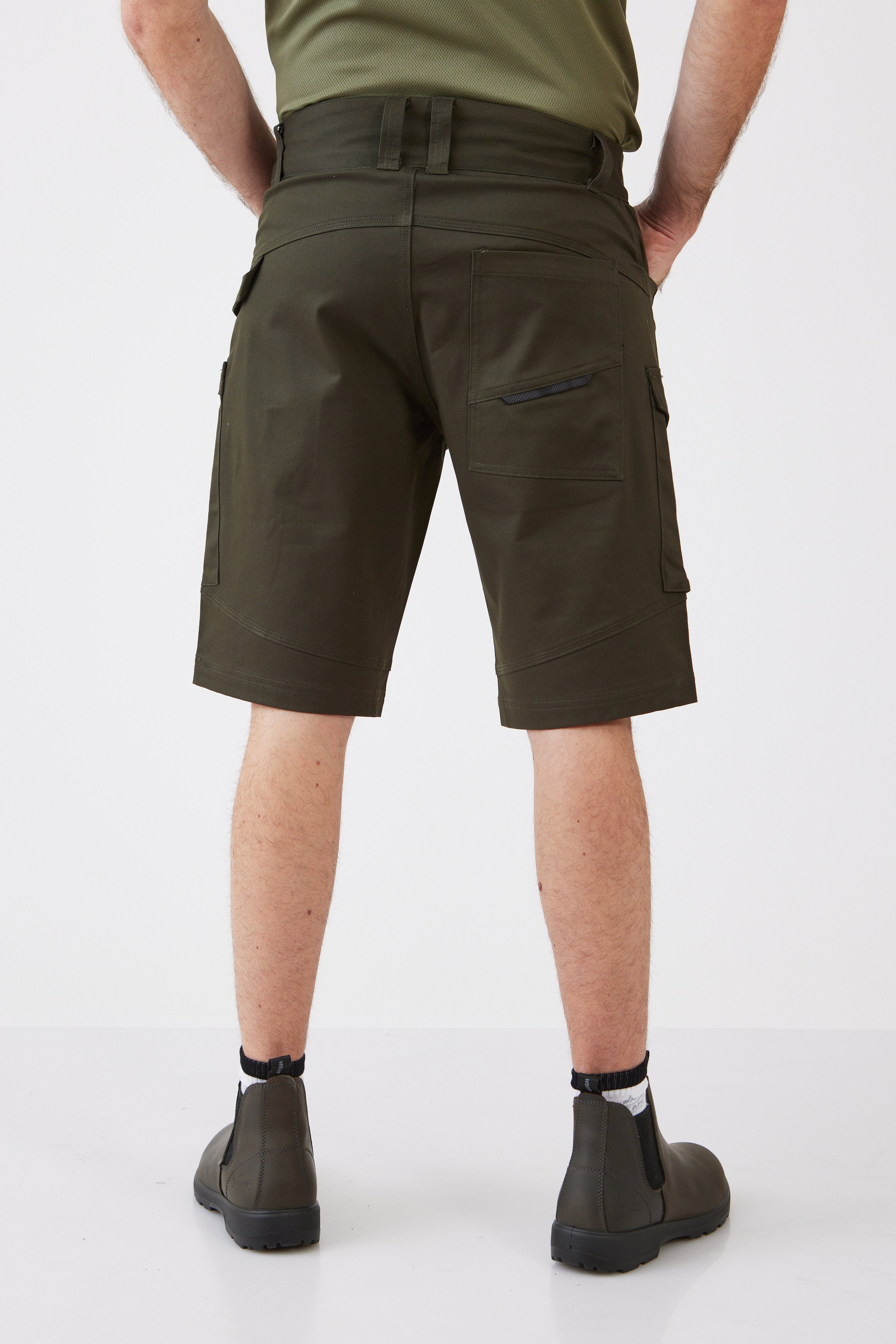 מכנסי ברמודה Stone - זית WORKER