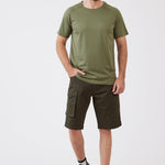 חולצת דרייפיט מרתון - זית WORKER