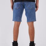 מכנסי ברמודה מג'ינס גמיש Terry - כחול WORKER