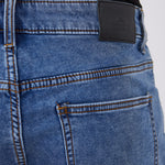 מכנסי ברמודה מג'ינס גמיש Terry - כחול WORKER