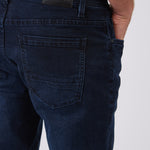 מכנסי ג'ינס 5 כיסים בגזרת Skinny - בלו בלאק WECAMP