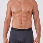 מארז 3 בוקסרים צמודים - שחור/אפור/נייבי WECAMP