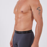 מארז 3 בוקסרים צמודים - שחור/אפור/נייבי WECAMP