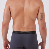 מארז 3 בוקסרים צמודים - שחור/אפור/נייבי WECAMP