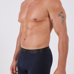 מארז 3 בוקסרים צמודים - שחור/אפור/נייבי WECAMP