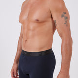 מארז 3 בוקסרים צמודים - שחור/אפור/נייבי WECAMP