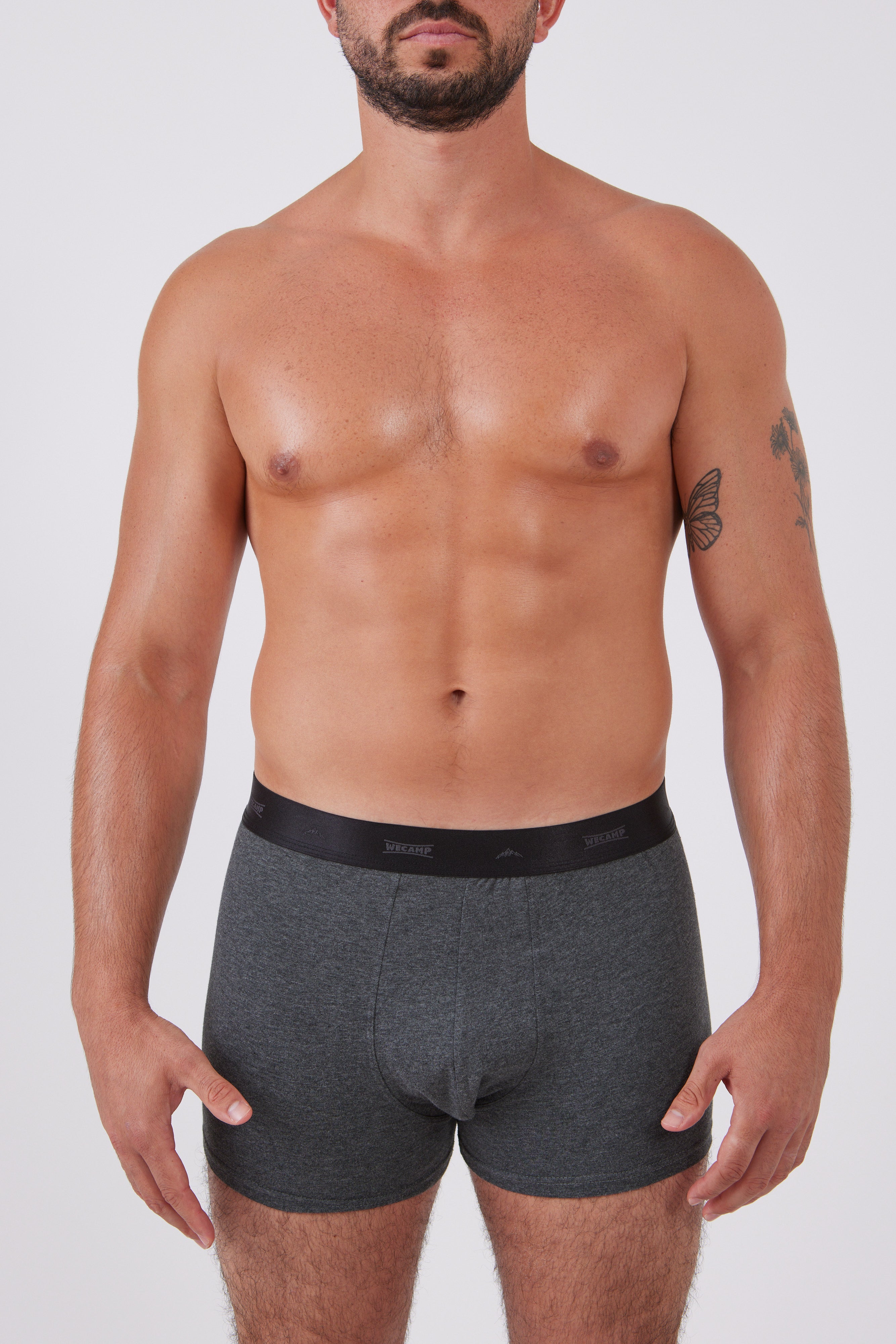 מארז 3 בוקסרים צמודים - שחור/מרינגו/שחור WECAMP