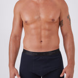 מארז 3 בוקסרים צמודים - שחור/מלאנג'/נייבי WECAMP