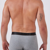 מארז 3 בוקסרים צמודים - שחור/מלאנג'/נייבי WECAMP