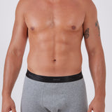 מארז 3 בוקסרים צמודים - שחור/מלאנג'/נייבי WECAMP