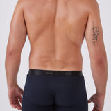 מארז 3 בוקסרים צמודים - שחור/מלאנג'/נייבי WECAMP