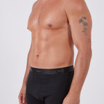 מארז 3 בוקסרים צמודים - שחור/מלאנג'/נייבי WECAMP