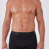 מארז 3 בוקסרים צמודים - שחור/מלאנג'/נייבי WECAMP