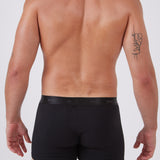 מארז 3 בוקסרים צמודים - שחור/מלאנג'/נייבי WECAMP