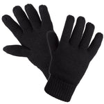 כפפות צמר - שחור WORKER