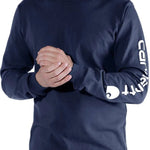 טישירט שרוול ארוך - כחול כהה CARHARTT