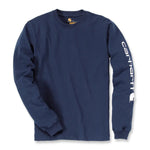 טישירט שרוול ארוך - כחול כהה CARHARTT