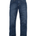 מכנסי ג'ינס ®RUGGED FLEX בגזרת Relaxed - כחול בהיר CARHARTT