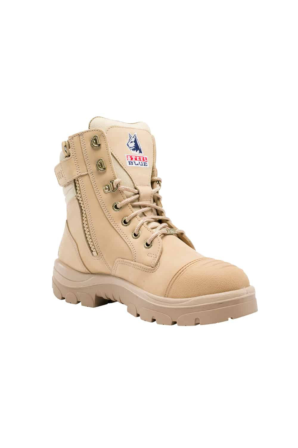 נעלי עבודה Southern Cross Zip ללא מגן O2 SRC חום STEEL BLUE