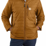 ג'קט Gilliam מניילון - חום CARHARTT