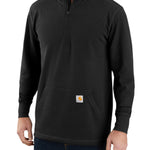 חולצה תרמית שרוול ארוך עם חצי רוכסן - שחור CARHARTT