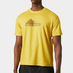 טישירט DRY FIT עם הדפס הרים - צהוב Helly Hansen