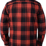 חולצת פלאנל משובצת עם בטנת שרפה CARHARTT