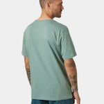 טישירט עם הדפס לוגו - ירוק Helly Hansen