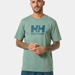 טישירט עם הדפס לוגו - ירוק Helly Hansen