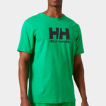 טישירט עם הדפס לוגו - ירוק בהיר Helly Hansen