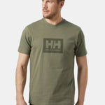 טישירט עם הדפס לוגו - זית Helly Hansen